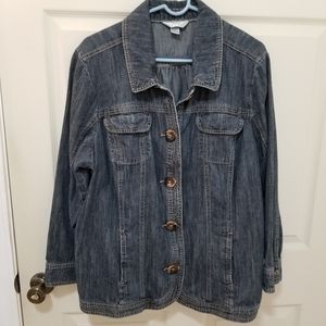 CJ Banks Jean Jacket 3X